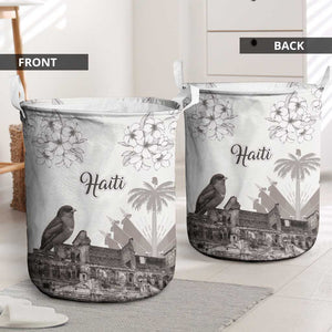 Afro-Haitians Citadelle Laferriere Laundry Basket Hispaniolan Trogon and Plumeria - African Pride