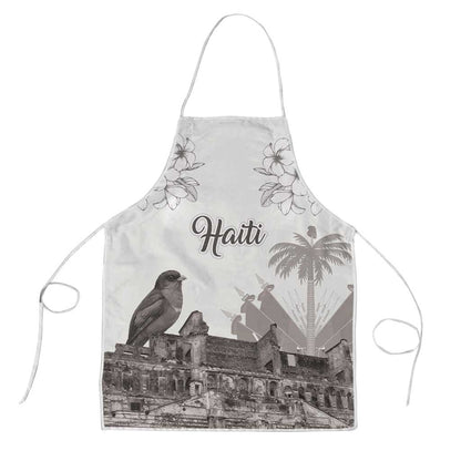 Afro-Haitians Citadelle Laferriere Apron Hispaniolan Trogon and Plumeria