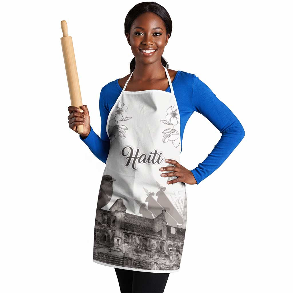 Afro-Haitians Citadelle Laferriere Apron Hispaniolan Trogon and Plumeria