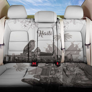 Afro-Haitians Citadelle Laferriere Back Car Seat Cover Hispaniolan Trogon and Plumeria - African Pride