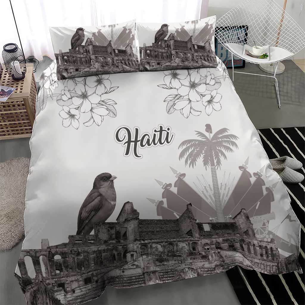 Afro-Haitians Citadelle Laferriere Bedding Set Hispaniolan Trogon and Plumeria - African Pride