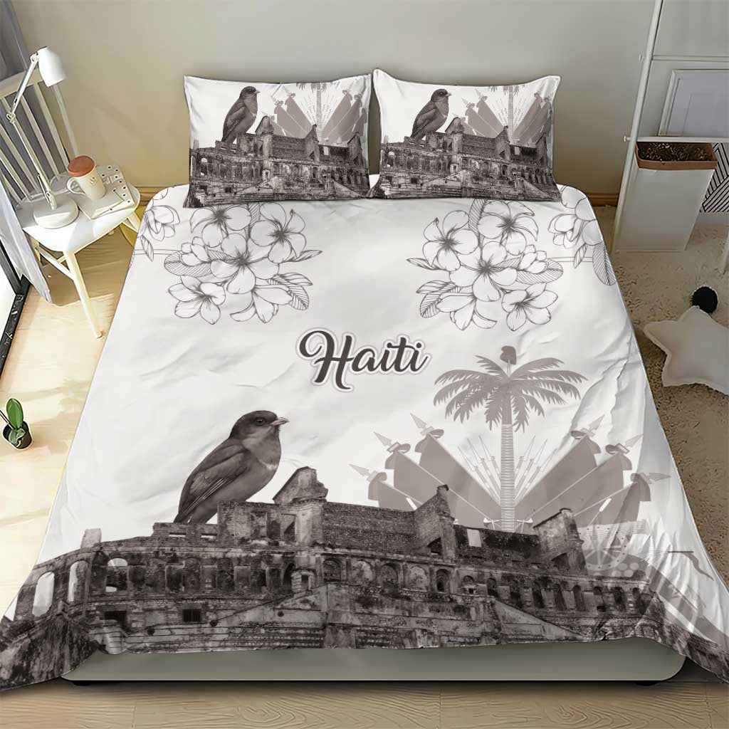Afro-Haitians Citadelle Laferriere Bedding Set Hispaniolan Trogon and Plumeria - African Pride