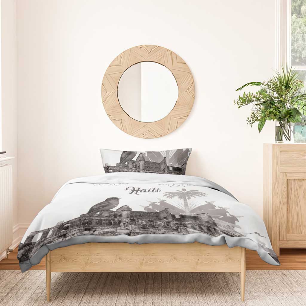 Afro-Haitians Citadelle Laferriere Bedding Set Hispaniolan Trogon and Plumeria - African Pride