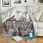 Afro-Haitians Citadelle Laferriere Blanket Hispaniolan Trogon and Plumeria - African Pride