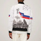 Afro-Haitians Citadelle Laferriere Bomber Jacket Hispaniolan Trogon and Plumeria - African Pride