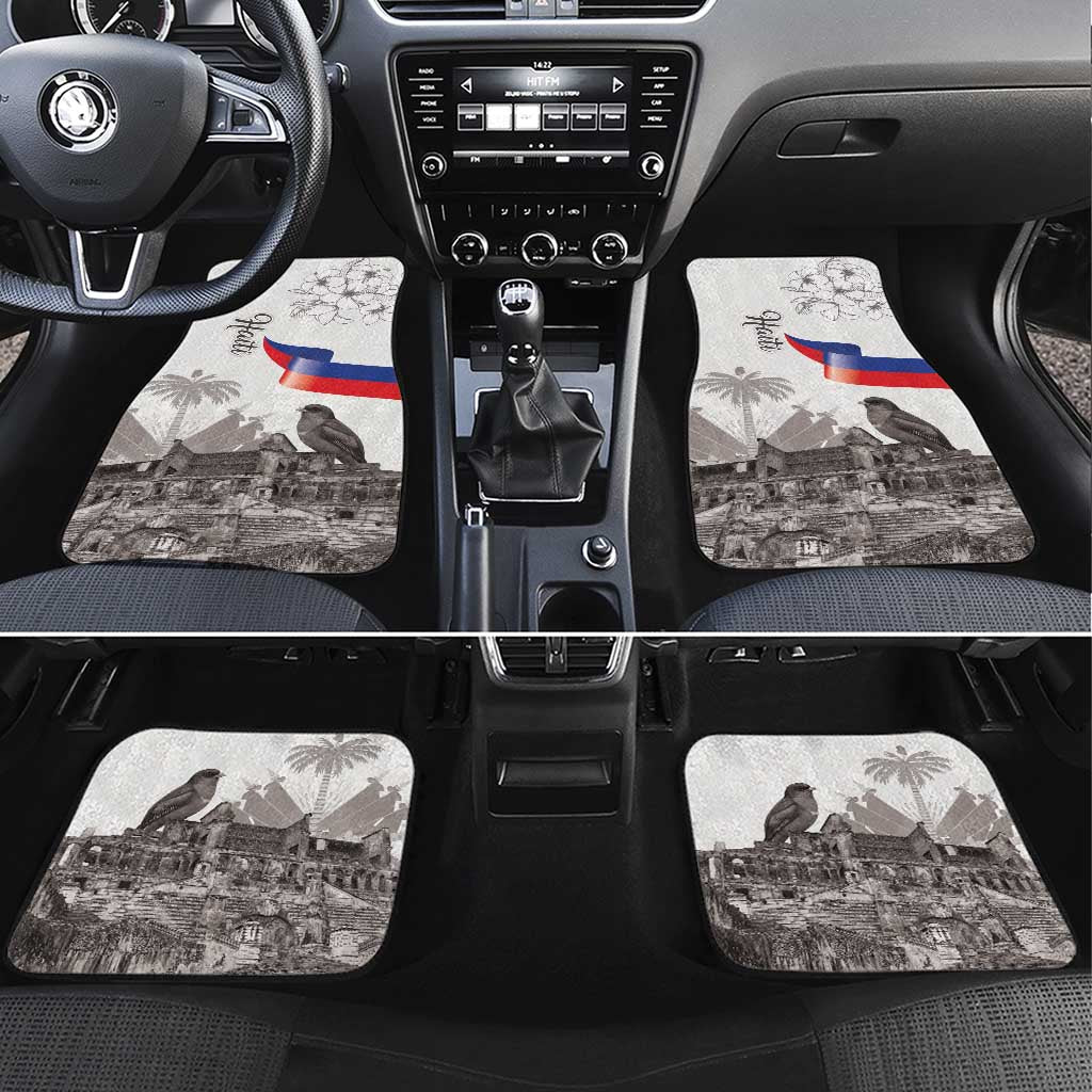 Afro-Haitians Citadelle Laferriere Car Mats Hispaniolan Trogon and Plumeria - African Pride