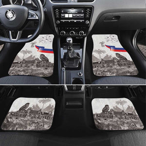 Afro-Haitians Citadelle Laferriere Car Mats Hispaniolan Trogon and Plumeria - African Pride