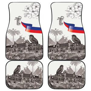 Afro-Haitians Citadelle Laferriere Car Mats Hispaniolan Trogon and Plumeria - African Pride