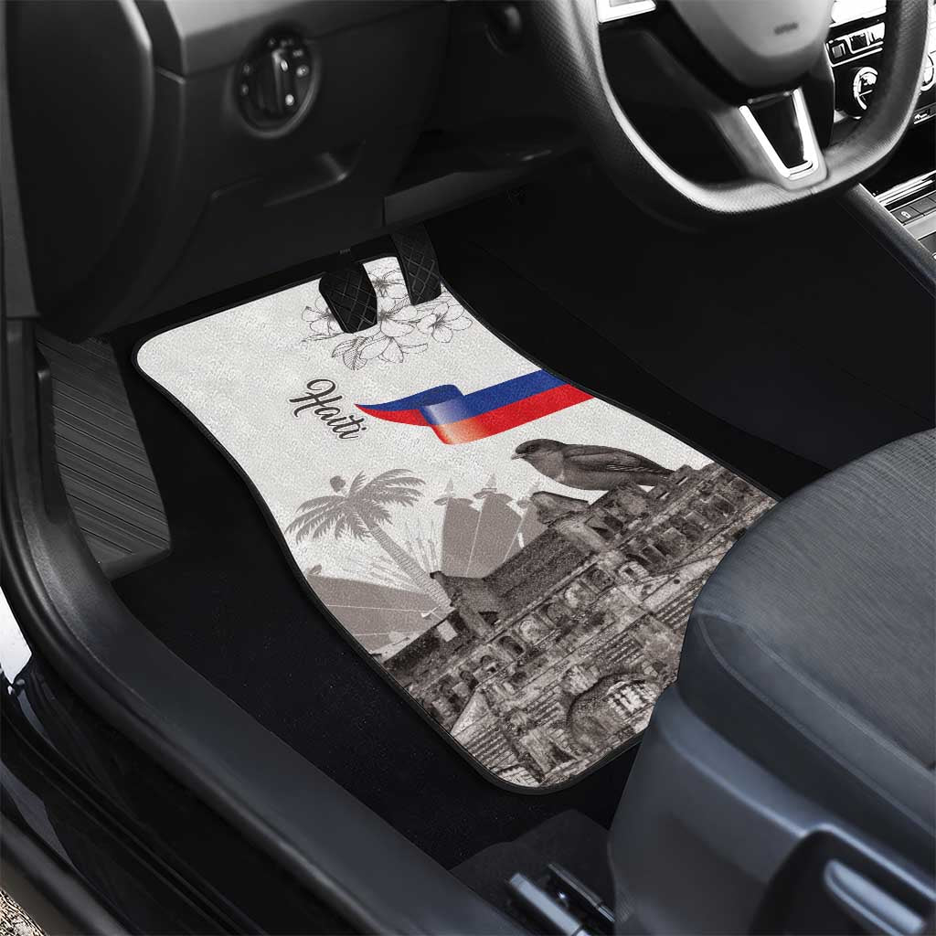 Afro-Haitians Citadelle Laferriere Car Mats Hispaniolan Trogon and Plumeria - African Pride