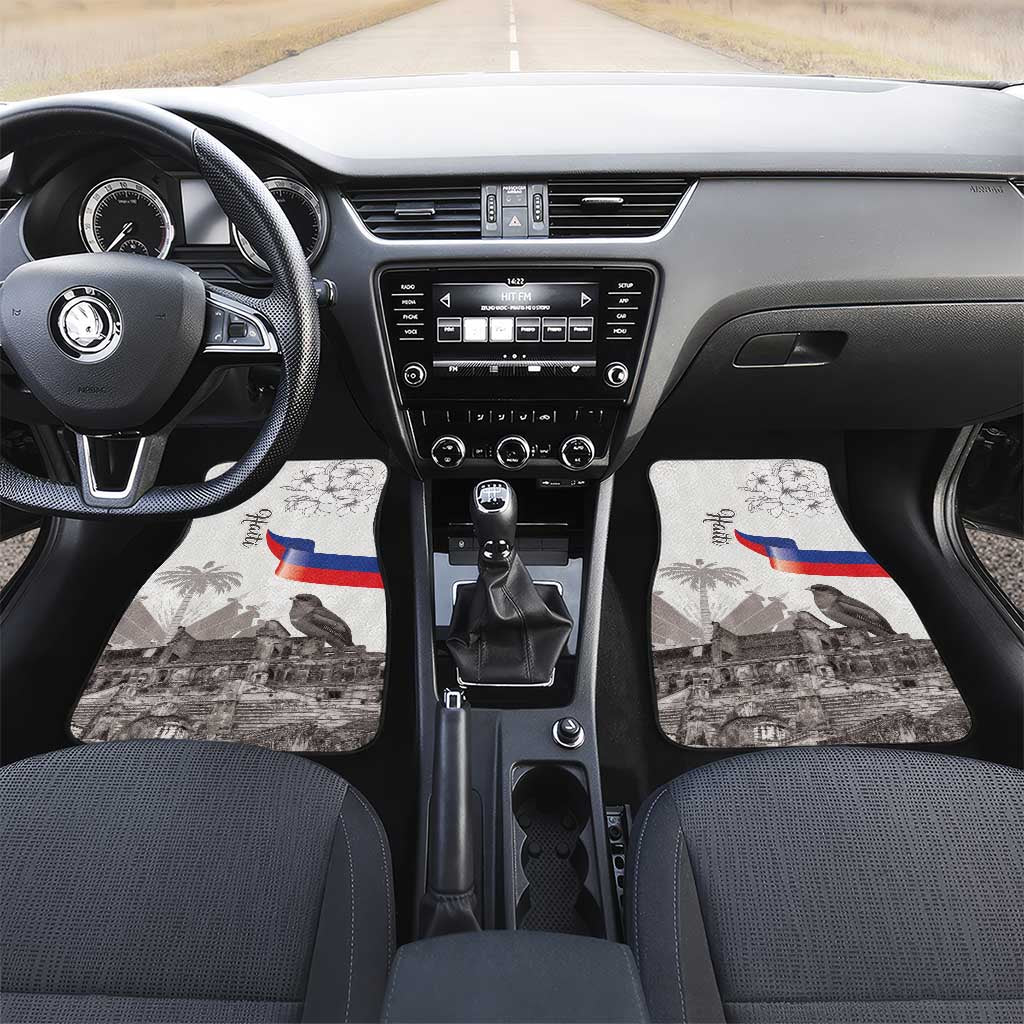 Afro-Haitians Citadelle Laferriere Car Mats Hispaniolan Trogon and Plumeria - African Pride