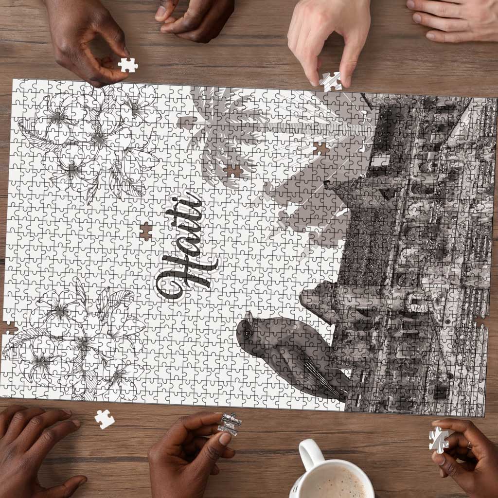 Afro-Haitians Citadelle Laferriere Puzzle Hispaniolan Trogon and Plumeria