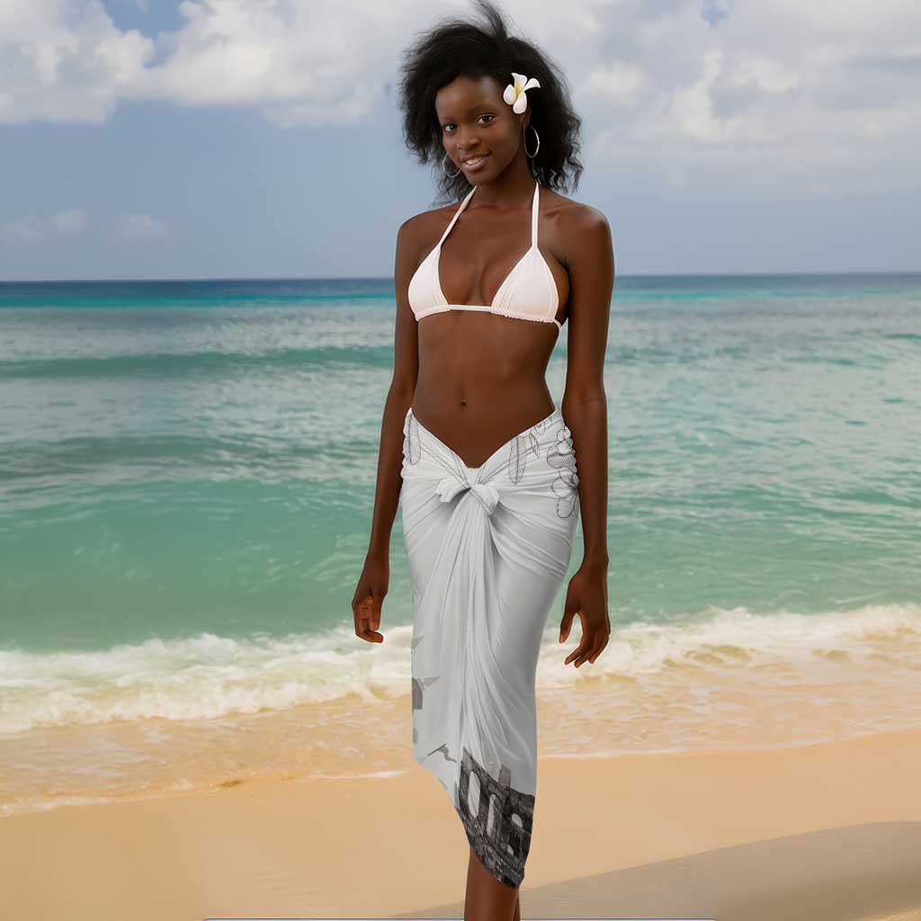 Afro-Haitians Citadelle Laferriere Sarong Hispaniolan Trogon and Plumeria - African Pride