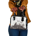 Afro-Haitians Citadelle Laferriere Shoulder Handbag Hispaniolan Trogon and Plumeria - African Pride