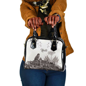 Afro-Haitians Citadelle Laferriere Shoulder Handbag Hispaniolan Trogon and Plumeria - African Pride