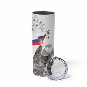 Afro-Haitians Citadelle Laferriere Skinny Tumbler Hispaniolan Trogon and Plumeria - African Pride