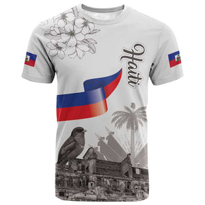 Afro-Haitians Citadelle Laferriere T shirt Hispaniolan Trogon and Plumeria LT19