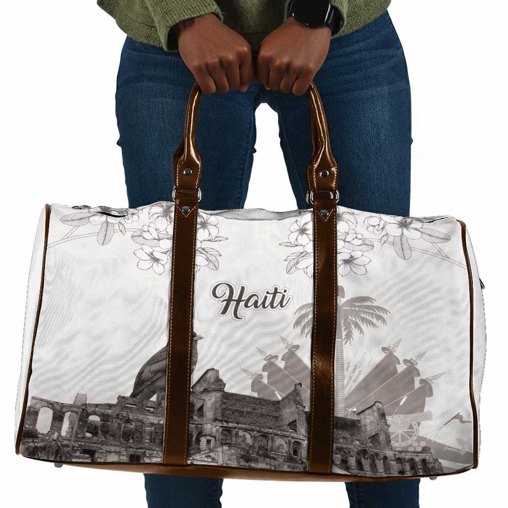 Afro-Haitians Citadelle Laferriere Travel Bag Hispaniolan Trogon and Plumeria