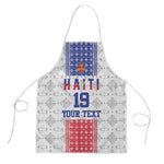 Custom Afro-Haitians Football Apron National Flag Design