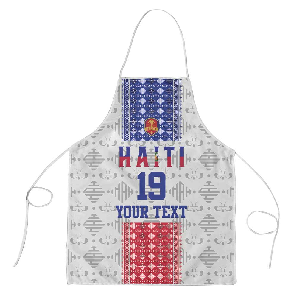 Custom Afro-Haitians Football Apron National Flag Design