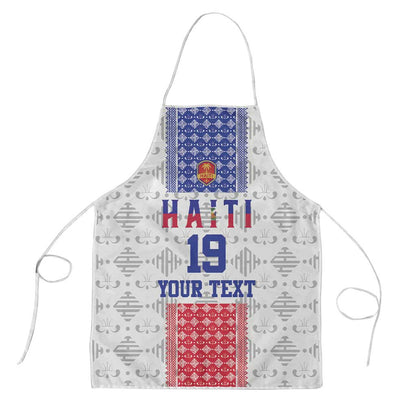 Custom Afro-Haitians Football Apron National Flag Design