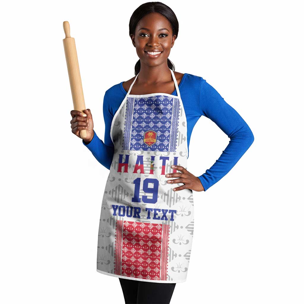 Custom Afro-Haitians Football Apron National Flag Design