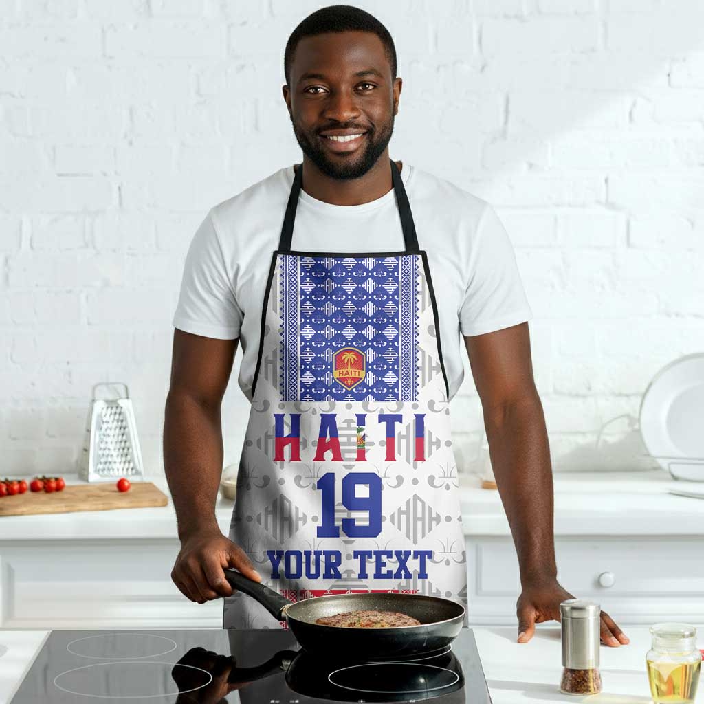 Custom Afro-Haitians Football Apron National Flag Design