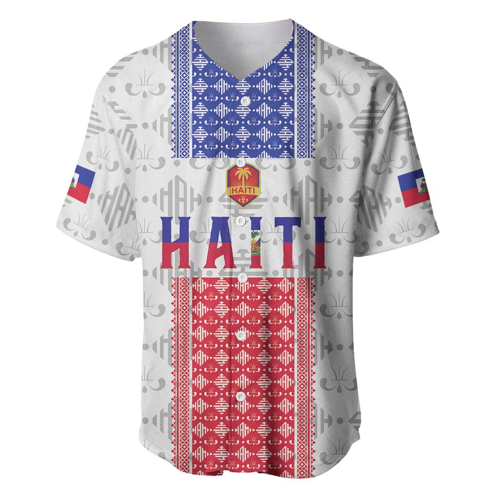 Custom Afro-Haitians Football Baseball Jersey National Flag Design LT19