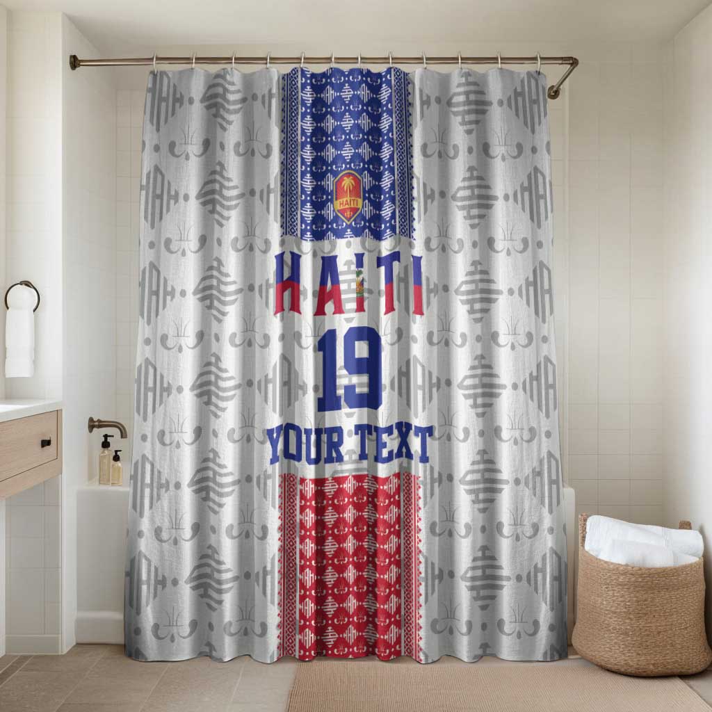 Custom Afro-Haitians Football Bathroom Set National Flag Design