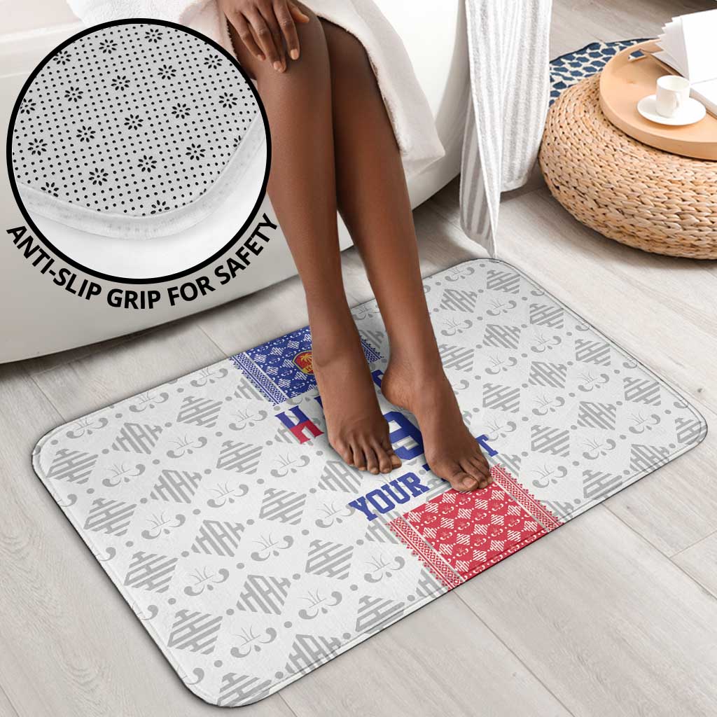 Custom Afro-Haitians Football Bathroom Set National Flag Design