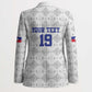 Custom Afro-Haitians Football Blazer National Flag Design