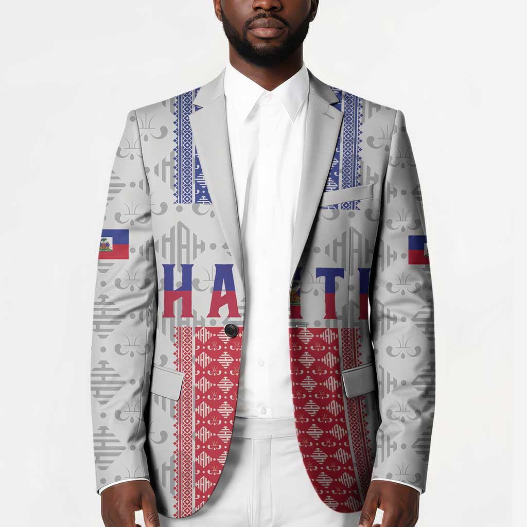 Custom Afro-Haitians Football Blazer National Flag Design