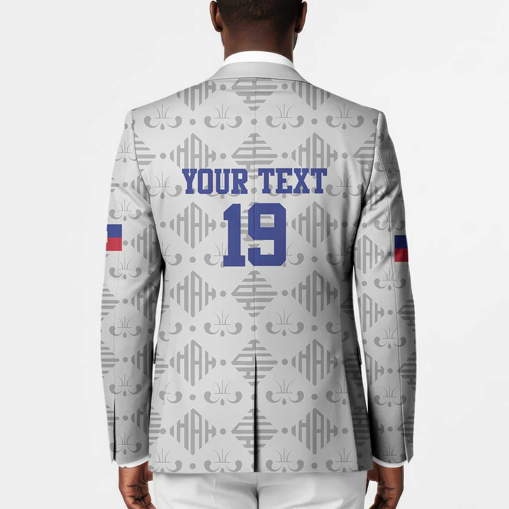 Custom Afro-Haitians Football Blazer National Flag Design