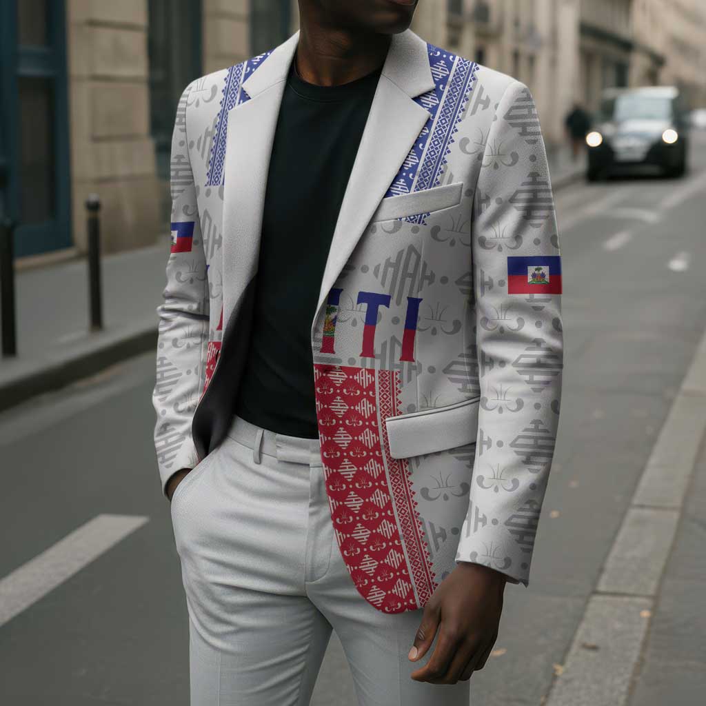 Custom Afro-Haitians Football Blazer National Flag Design