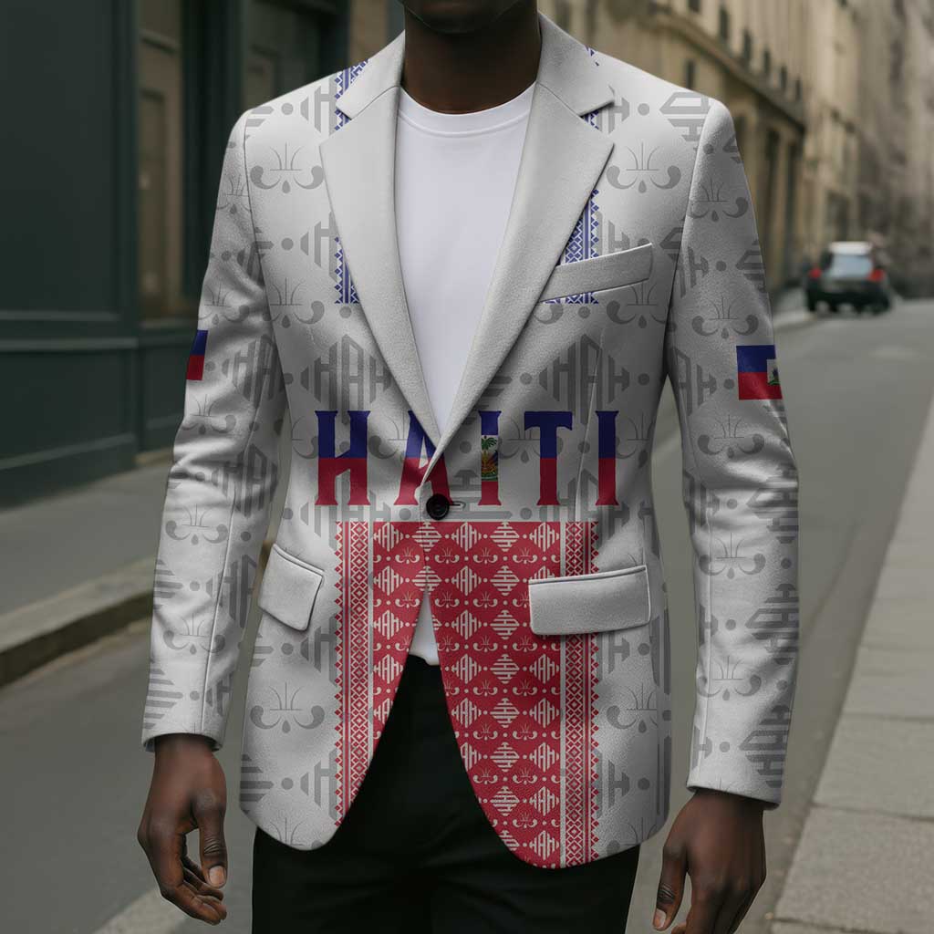 Custom Afro-Haitians Football Blazer National Flag Design