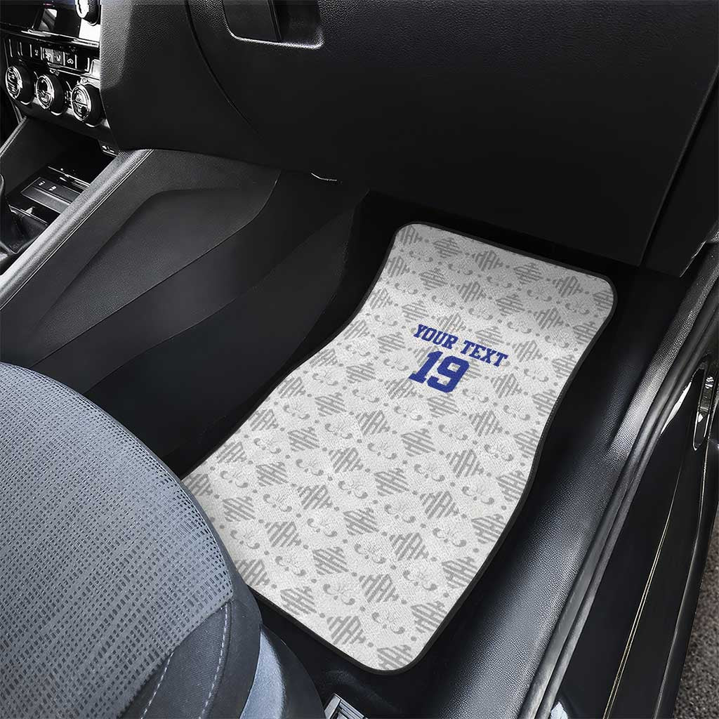 Custom Afro-Haitians Football Car Mats National Flag Design - African Pride