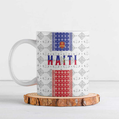 Custom Afro-Haitians Football Ceramic Mug National Flag Design