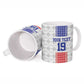 Custom Afro-Haitians Football Ceramic Mug National Flag Design