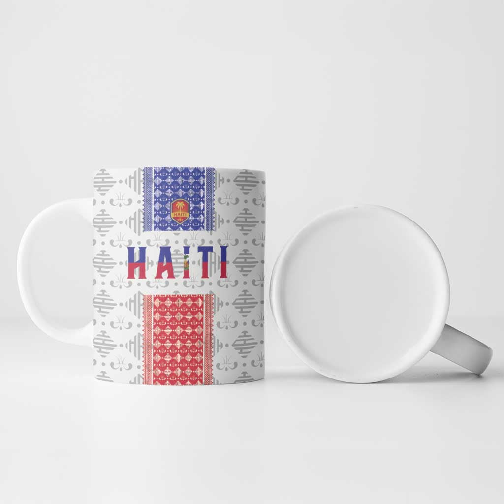 Custom Afro-Haitians Football Ceramic Mug National Flag Design