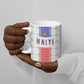 Custom Afro-Haitians Football Ceramic Mug National Flag Design