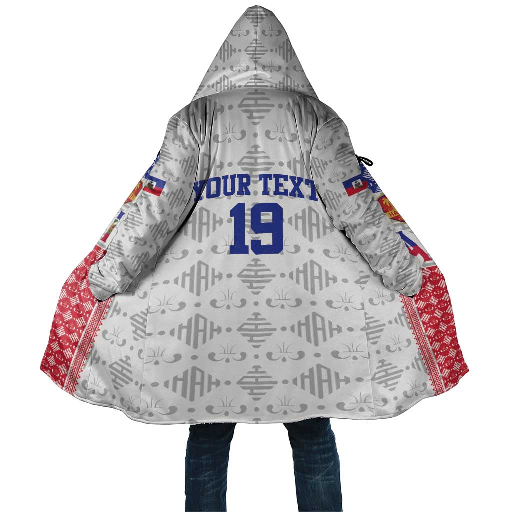 Custom Afro-Haitians Football Cloak National Flag Design