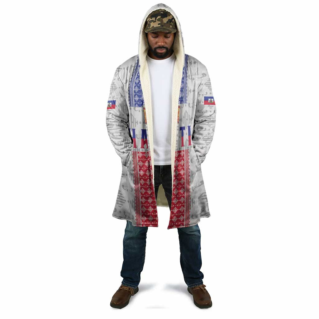 Custom Afro-Haitians Football Cloak National Flag Design