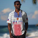 Custom Afro-Haitians Football Hawaiian Shirt National Flag Design LT19