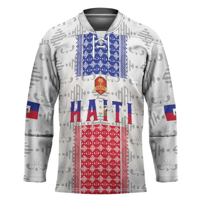 Custom Afro-Haitians Football Hockey Jersey National Flag Design