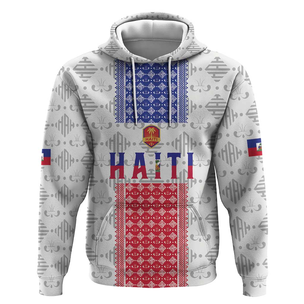 Custom Afro-Haitians Football Hoodie National Flag Design - African Pride