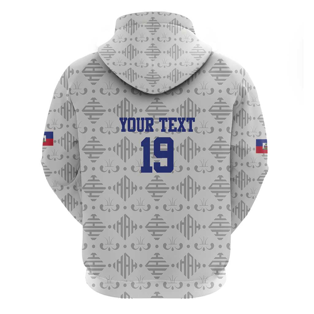 Custom Afro-Haitians Football Hoodie National Flag Design - African Pride