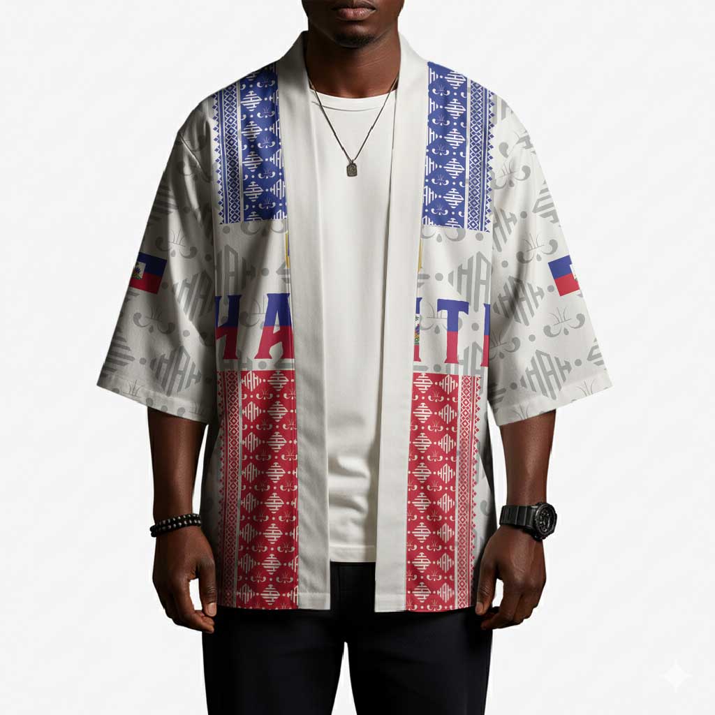 Custom Afro-Haitians Football Kimono National Flag Design