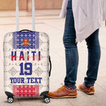 Custom Afro-Haitians Football Luggage Cover National Flag Design - African Pride