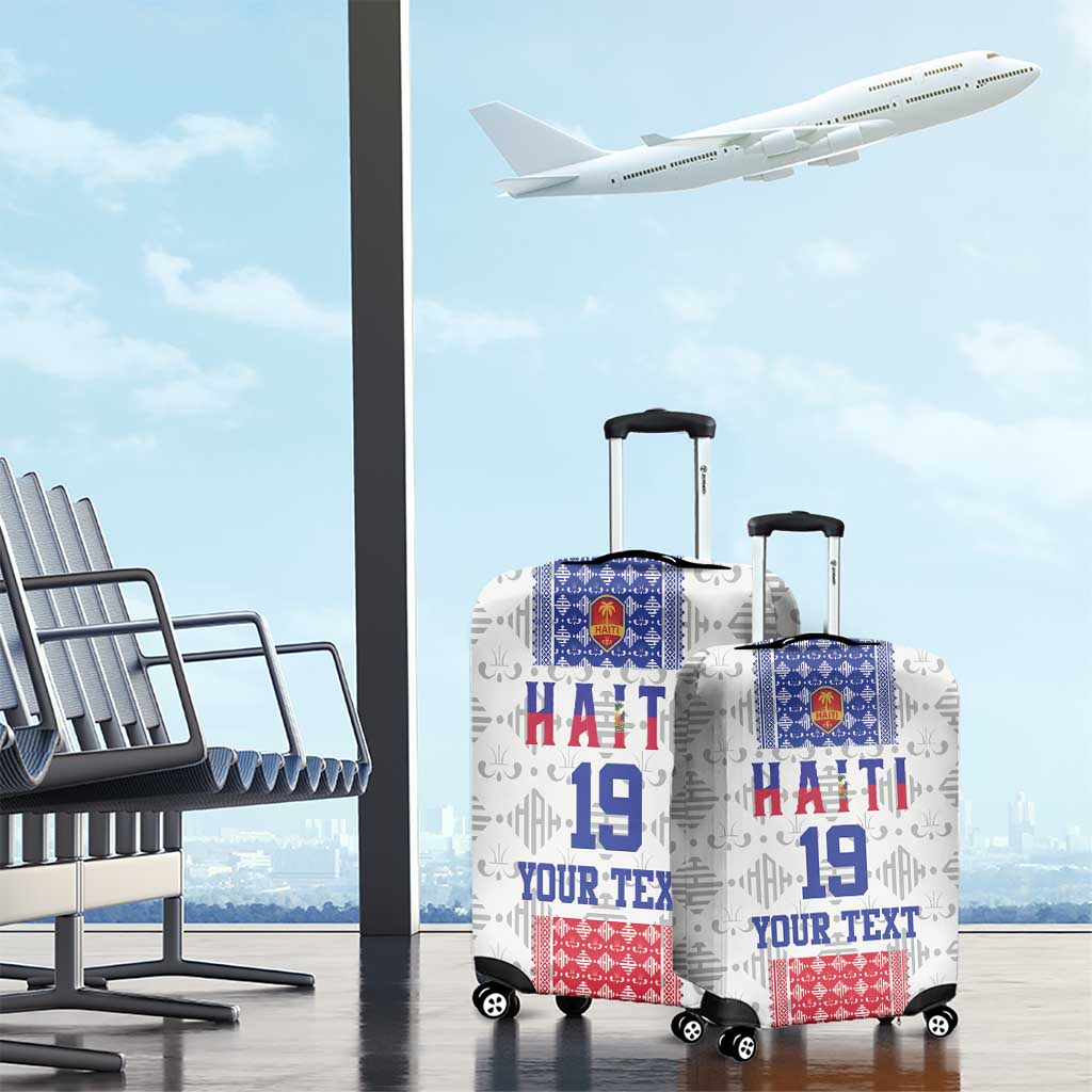 Custom Afro-Haitians Football Luggage Cover National Flag Design - African Pride