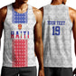 Custom Afro-Haitians Football Men Tank Top National Flag Design - African Pride