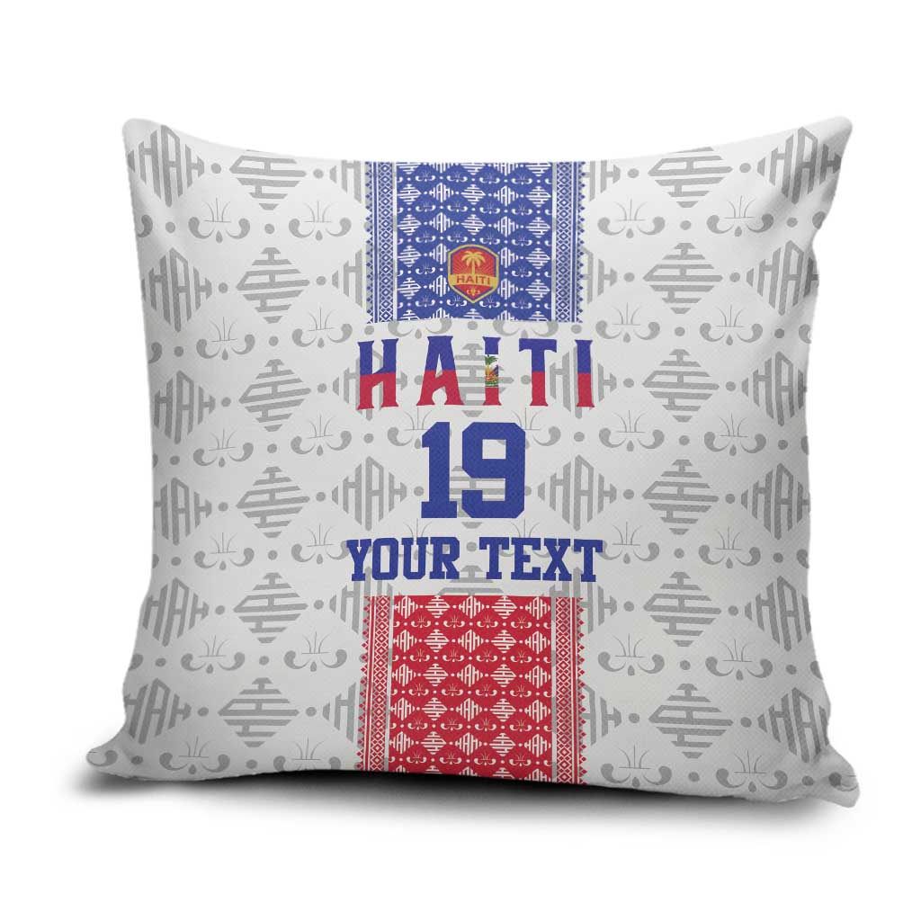 Custom Afro-Haitians Football Pillow Cover National Flag Design